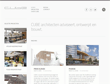 Tablet Screenshot of cube-architecten.nl
